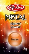 Metallic Pigment Powder 3g (brass) - Metaliczny Proszek Pigmentowy (mosiądz)