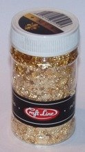 METAL FLAKES 100ml  (gold 2 - M9) - Cienkie listki folii (złote 2)