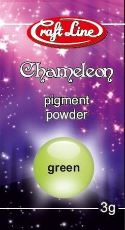 Chameleon Pigment Powder 3g (green) - Proszek Pigmentowy (zielony)